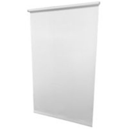 JENSENDISTRIBUTIONSERVICES 6 mil Room Darkening Vinyl Window Shade, White - 73 x 78 in. MI1857170